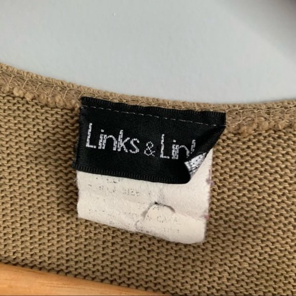 Vintage 100% acrylic neutral minimalist sweater M - Picture 4 of 9